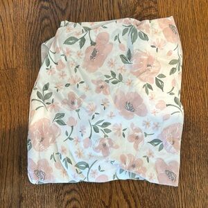 Pottery Barn Floral Crib Sheet